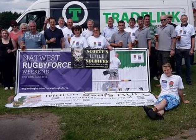 Community RePaint Cambridgeshire help revamp for Natwest RugbyForce weekend
