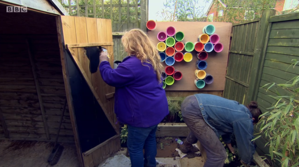 Painting BBC Garden Rescue