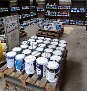 Paint area at Sandwell and Soho