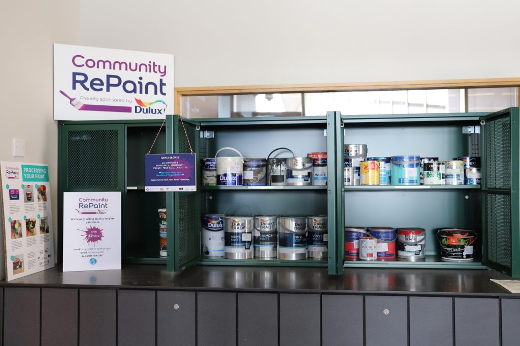 Community RePaint Shetland's paint display