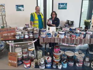 Community RePaint Bristol City celebrate 5 years of saving paint! Zero waste paint sale event